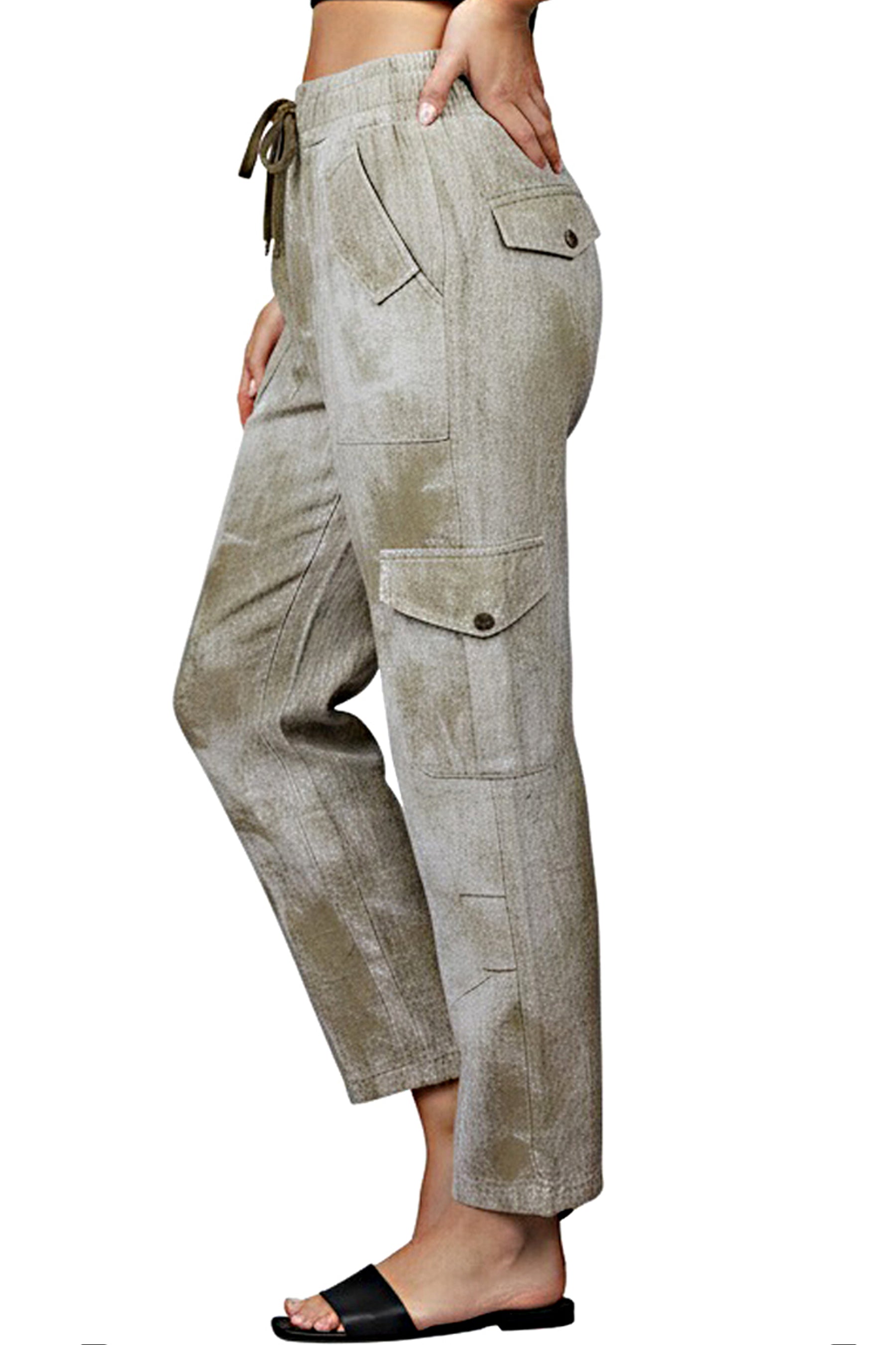 Tie-Dye Utility Pants – Olive Wash