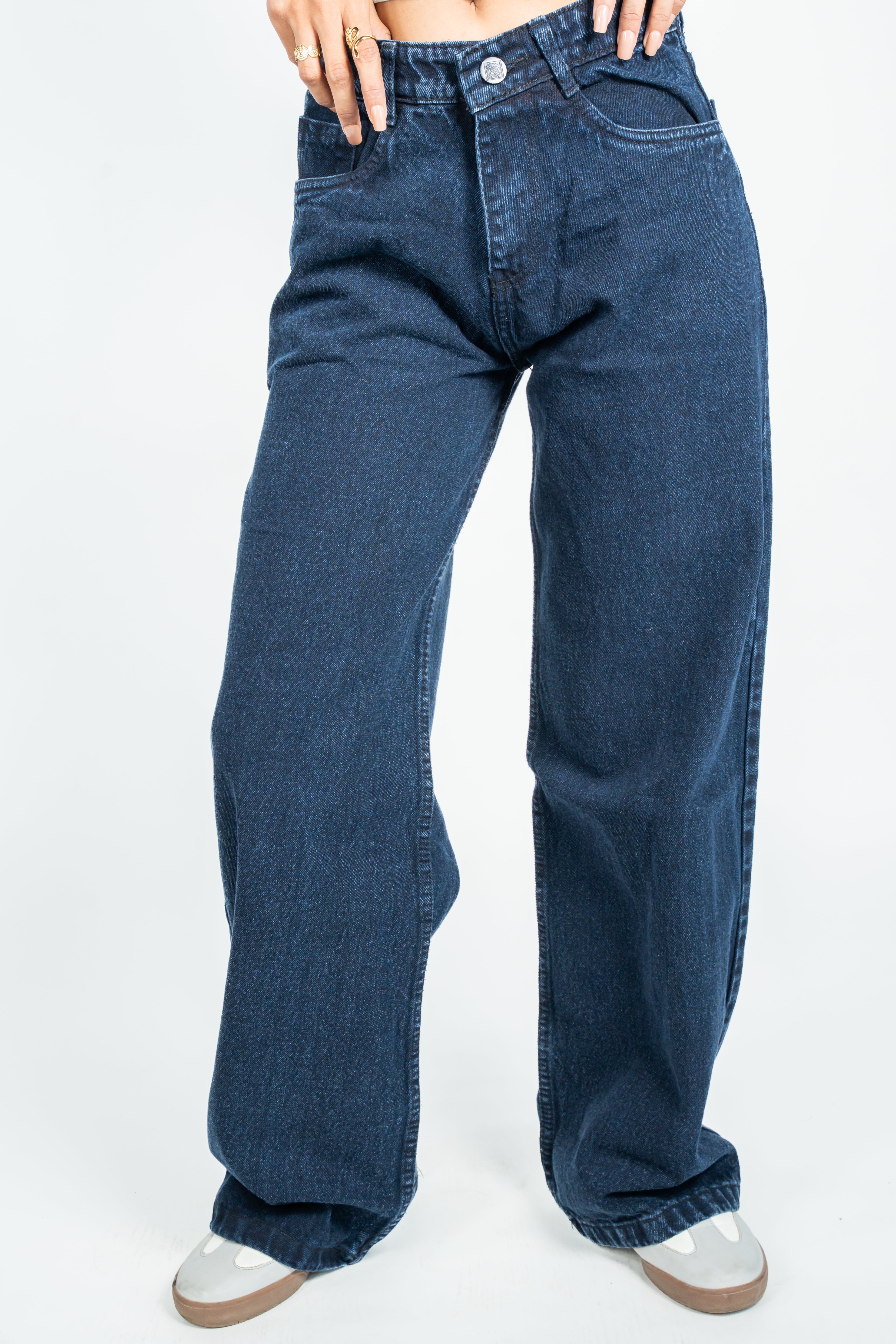 Dusk Blue Wide Leg Jeans