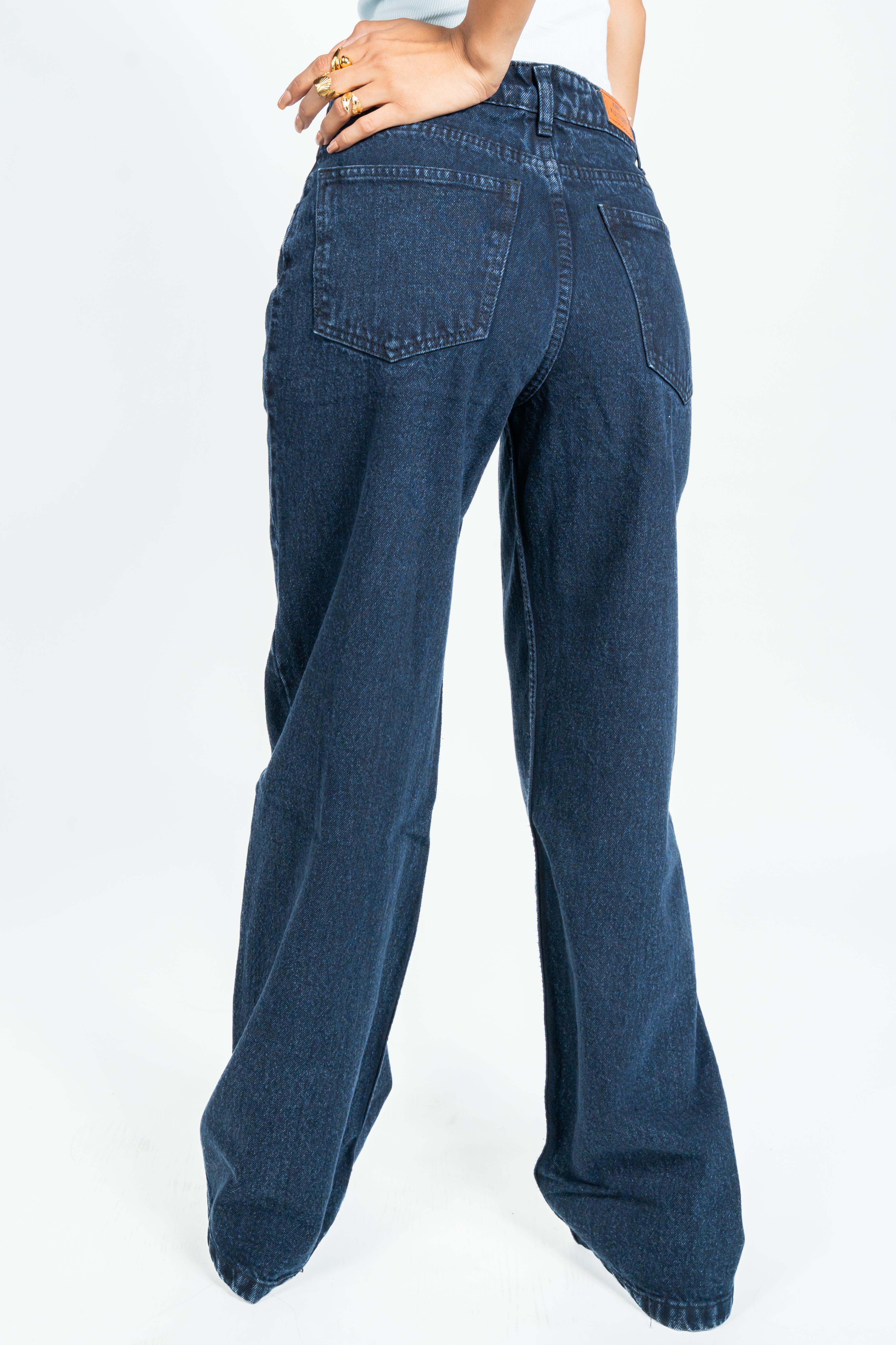Dusk Blue Wide Leg Jeans