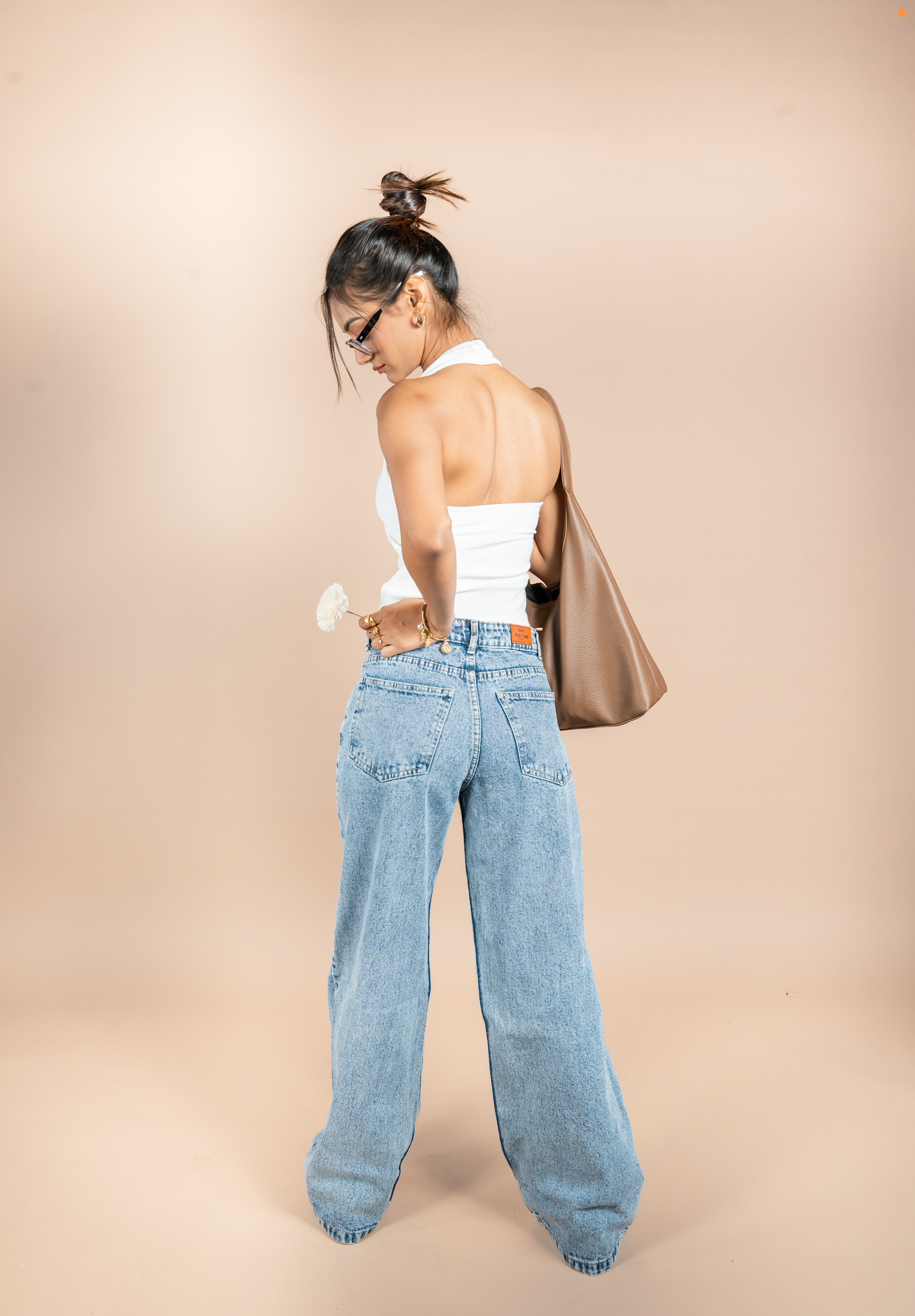 Daylight Blue Wide Leg Jeans