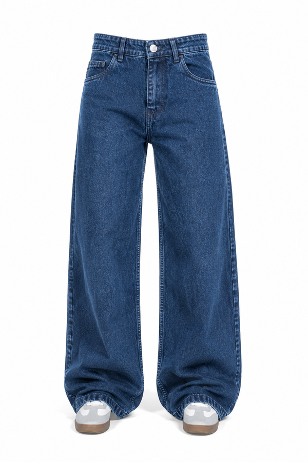 Dusk Blue Wide Leg Jeans